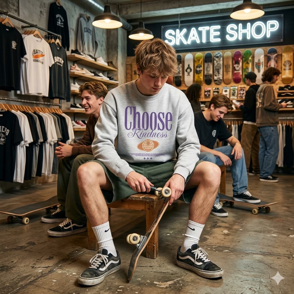 Men's Melange Grey Sweatshirts