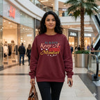 WOMENS MAROON SWEATSHIRT 