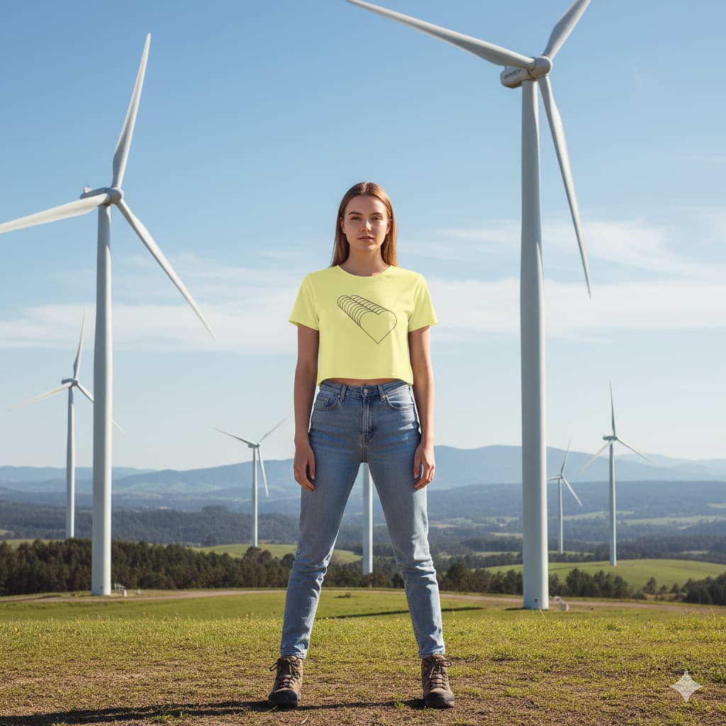 WOMENS BUTTER YELLOW CROP TOP