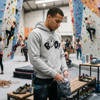 Men's Melange Grey Hoodies