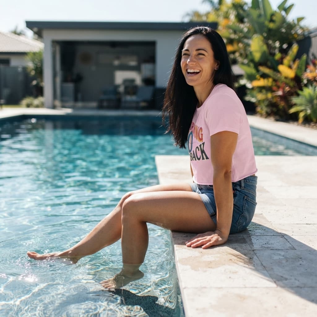 Women’s Light Pink Crop Top