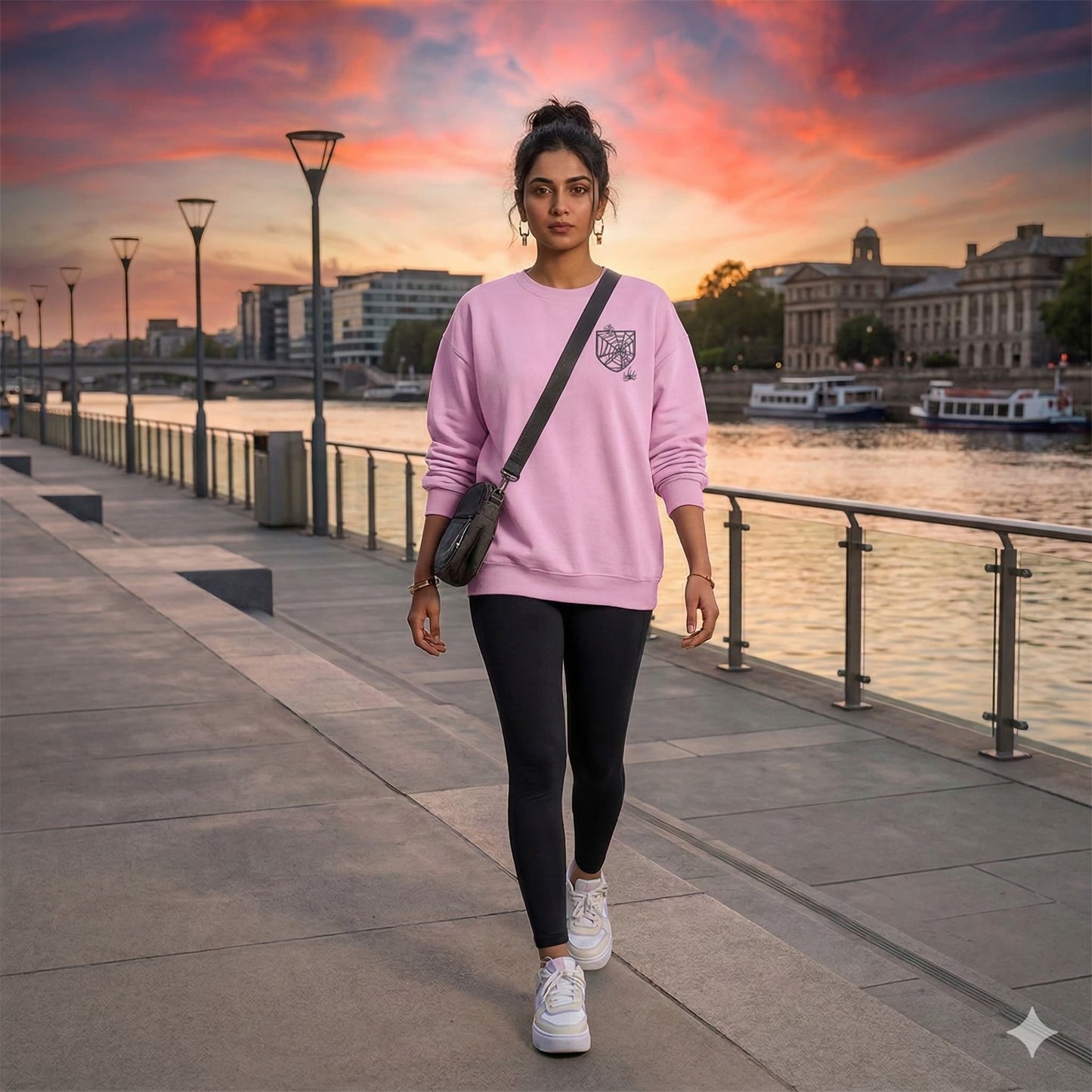 Women's Light Pink Sweatshirts