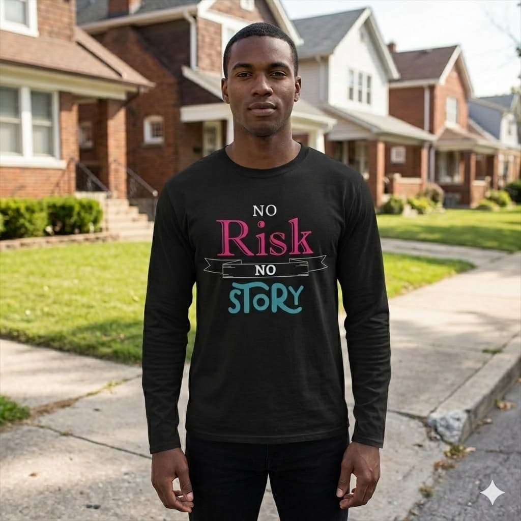 MENS BLACK ROUNDNECK T-SHIRT F/S