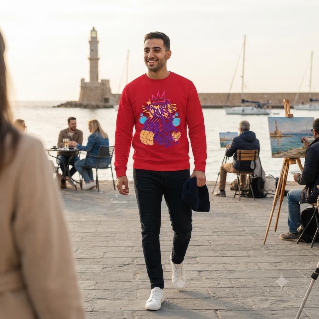 Men’s Red Sweatshirt 