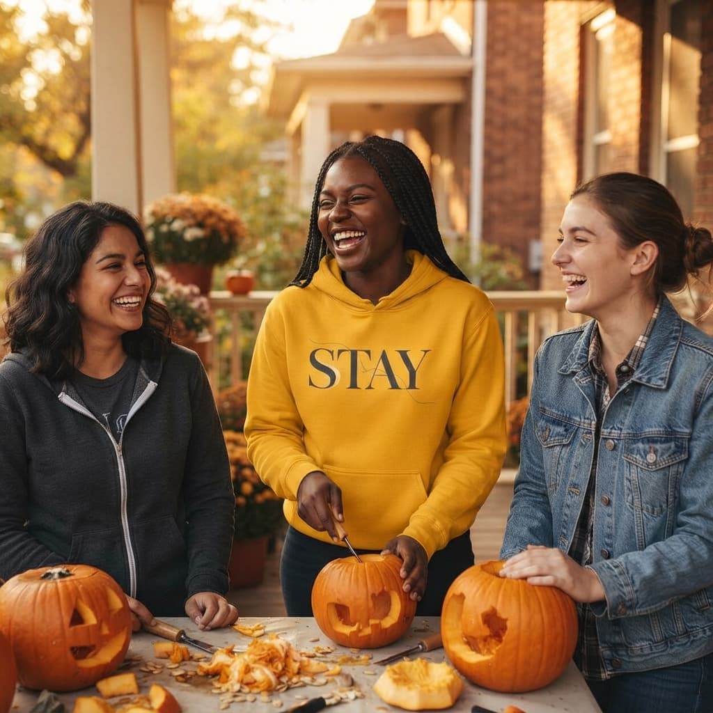 Women's Golden Yellow Hoodies