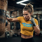 Women's Mustard Yellow Crop Top