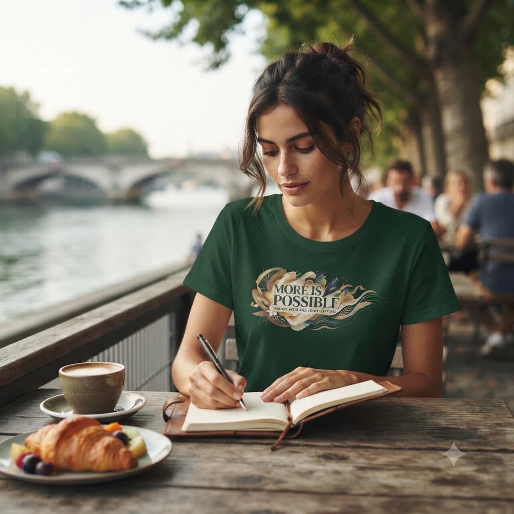 Women's Olive Green Round Neck T-shirt