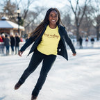Women's Butter Yellow Round Neck T-shirt