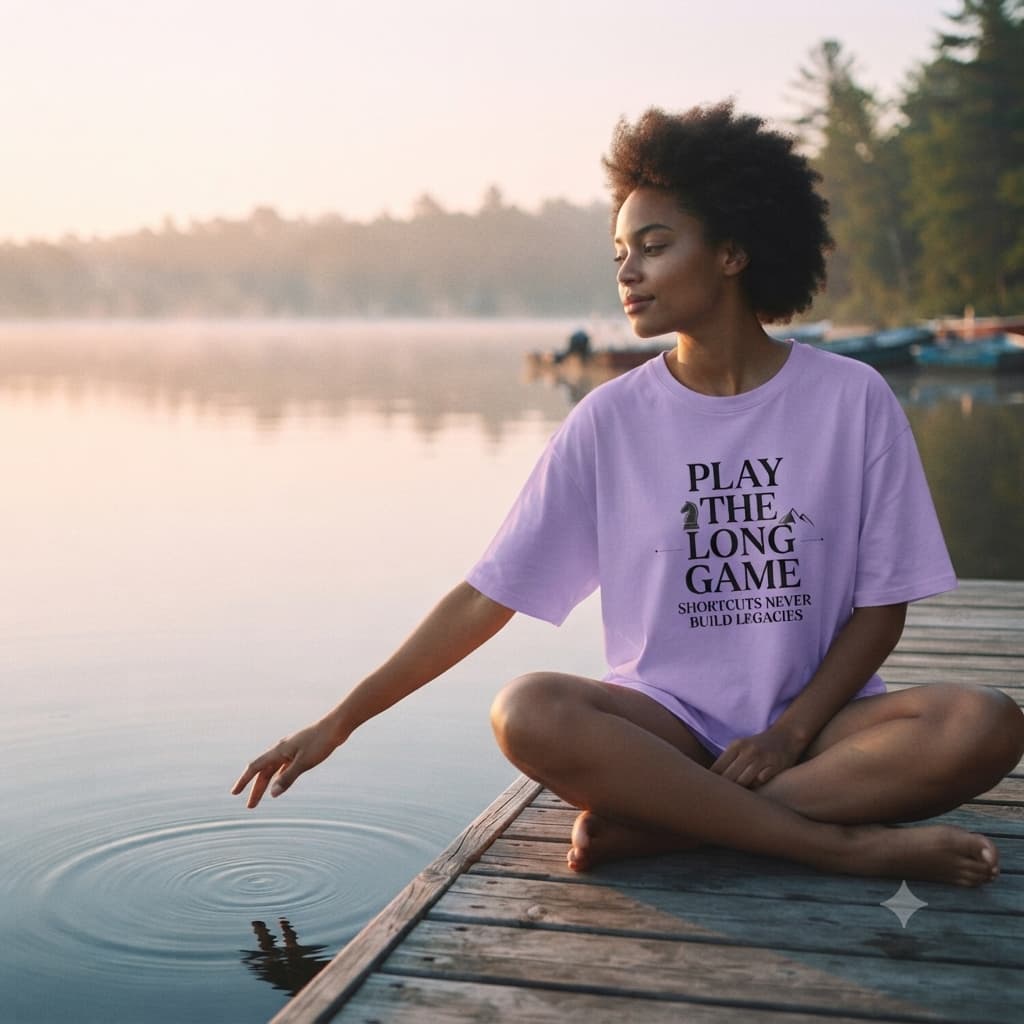 Women's Iris Lavender Oversized Round Neck T-shirt