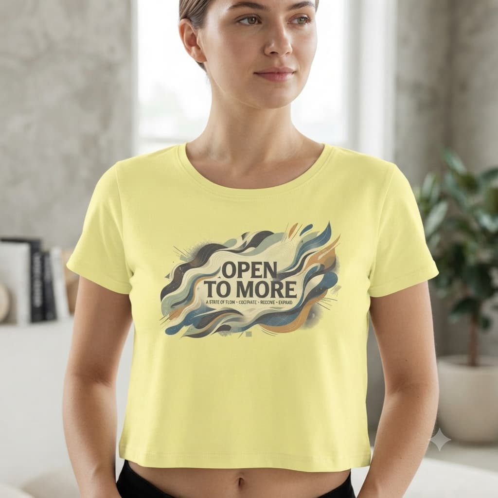 Women's Butter Yellow Crop Top