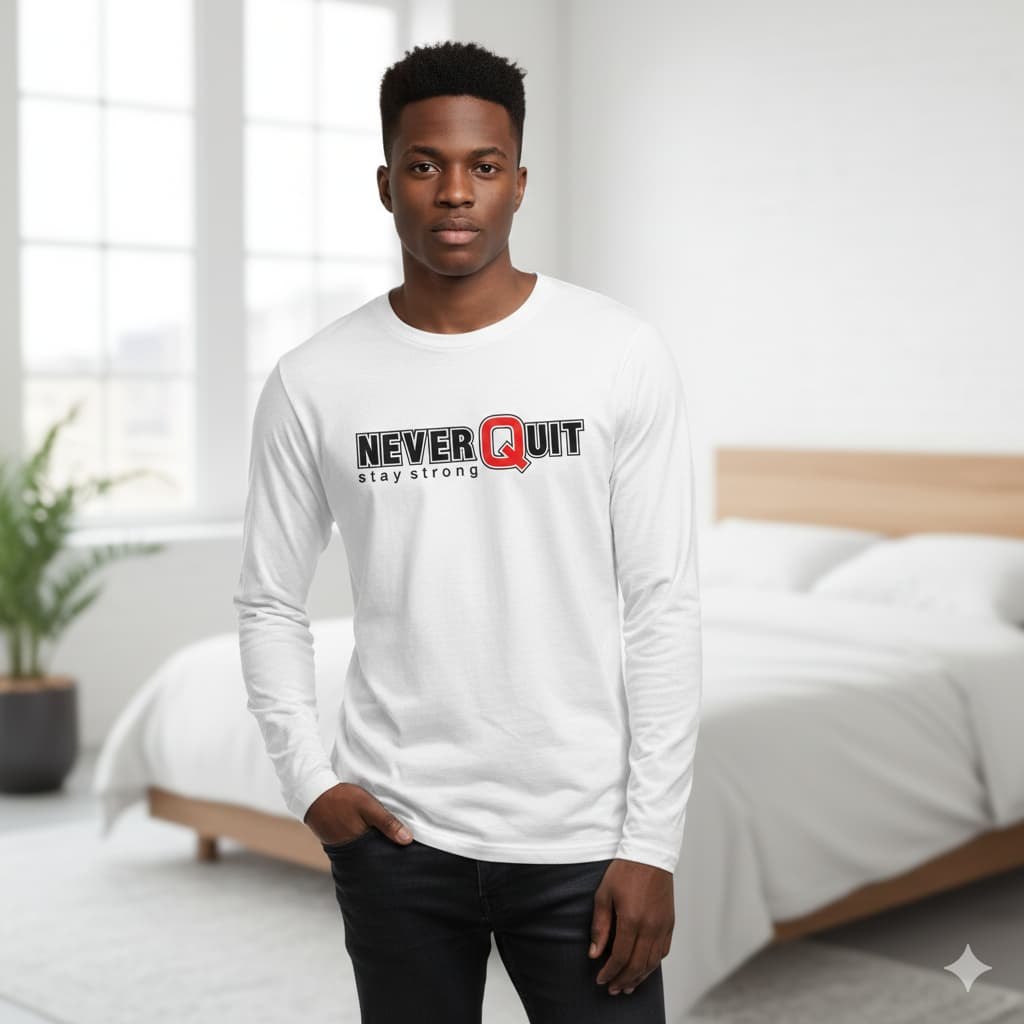 MENS WHITE ROUNDNECK F/S T-SHIRT