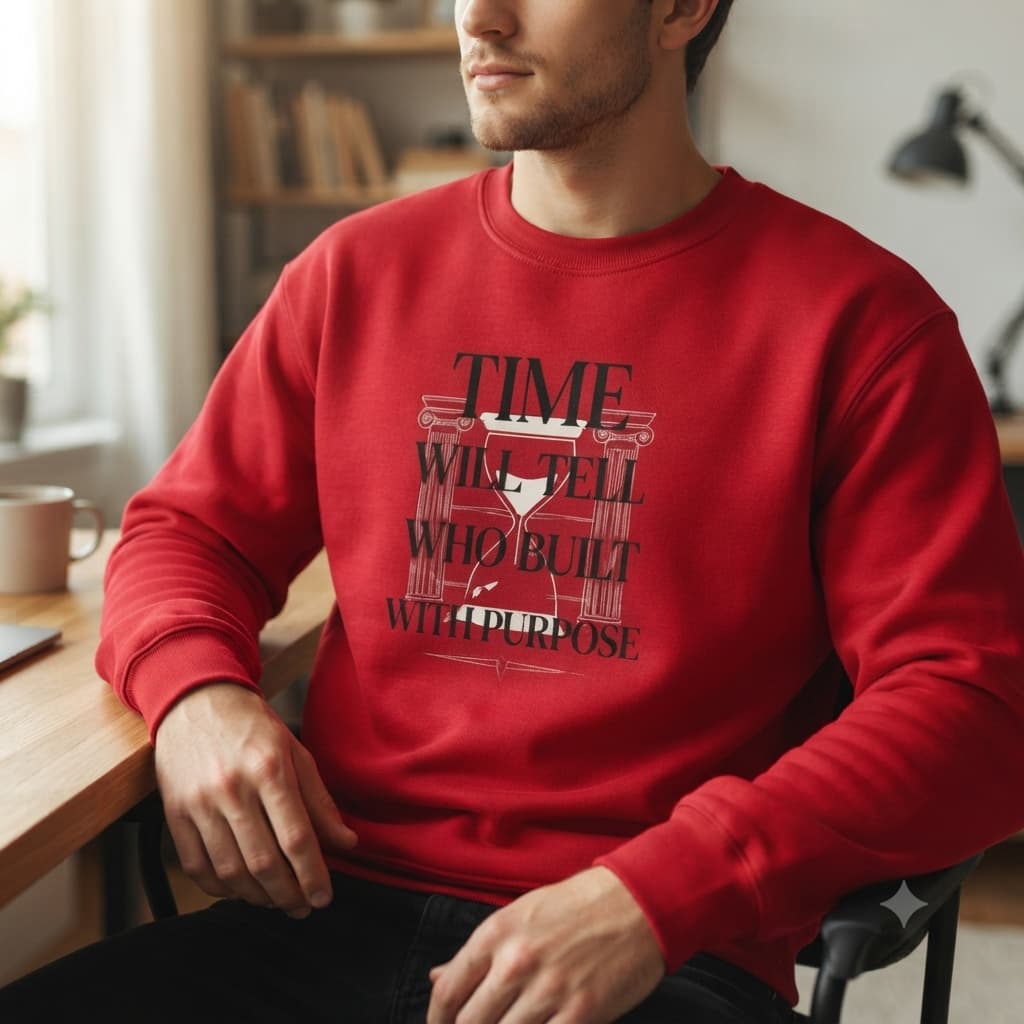 Men's Red Sweatshirt