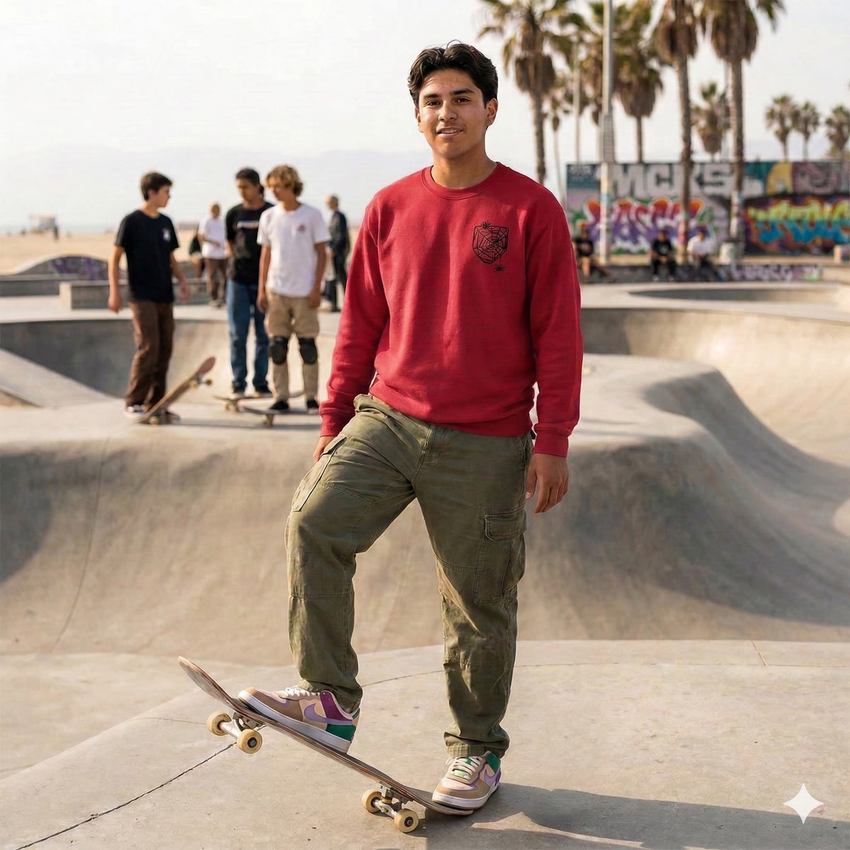 Men's Red Sweatshirts