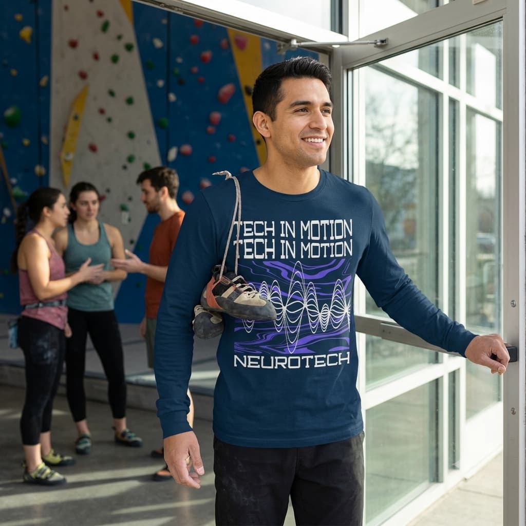 Men's Navy Blue Round Neck Full Sleeve T-shirts