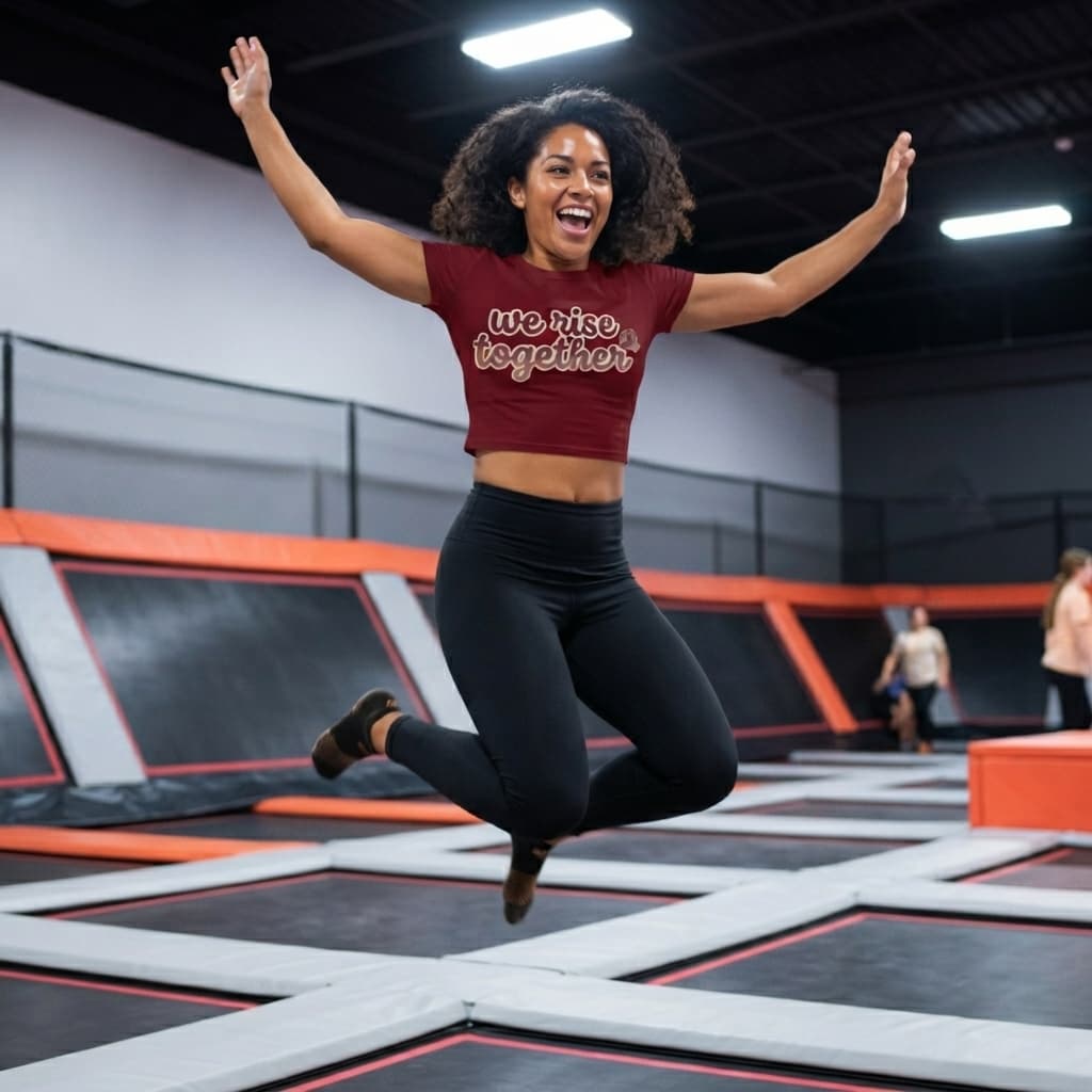 Women's Maroon Crop Top