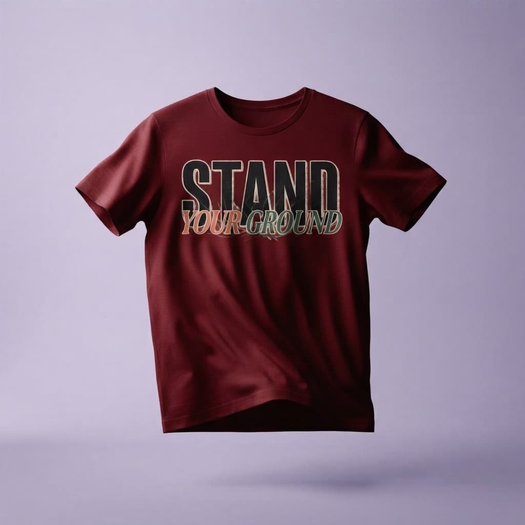 Women's Maroon Round Neck T-shirt