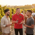 Men's Red Polo T-shirt