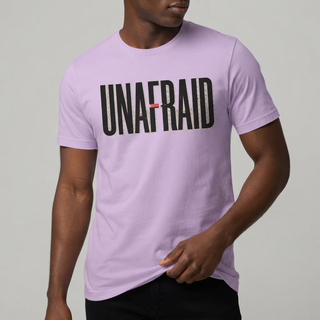 Men’s Iris Lavender Round Neck T-shirt
