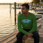 Men's Olive Green Round Neck Full Sleeve T-shirt