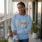 WOMENS BABY BLUE SWEATSHIRT 