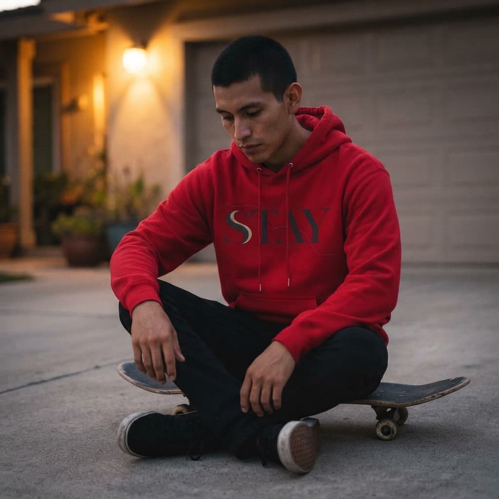 Men's Red Hoodies