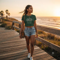 Women's Olive Green Crop Top