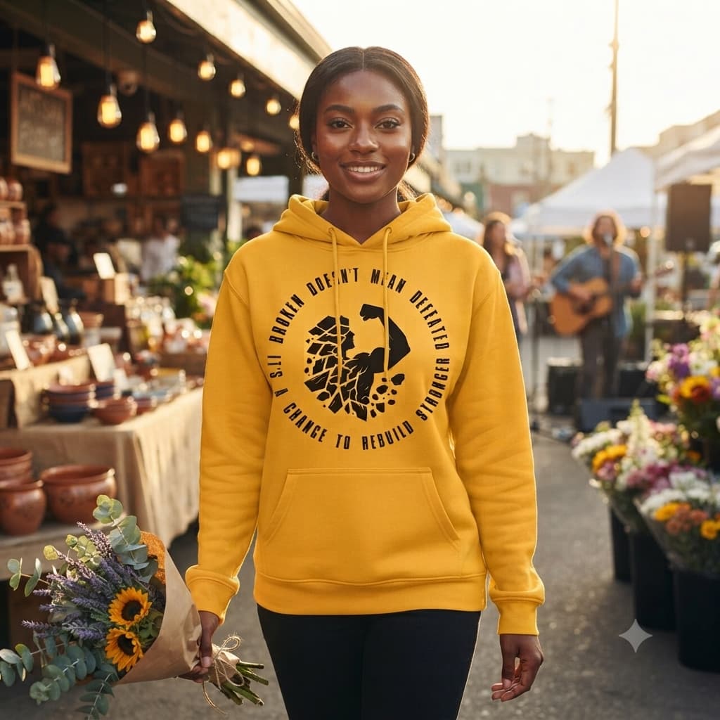 Women's Golden Yellow Hoodies