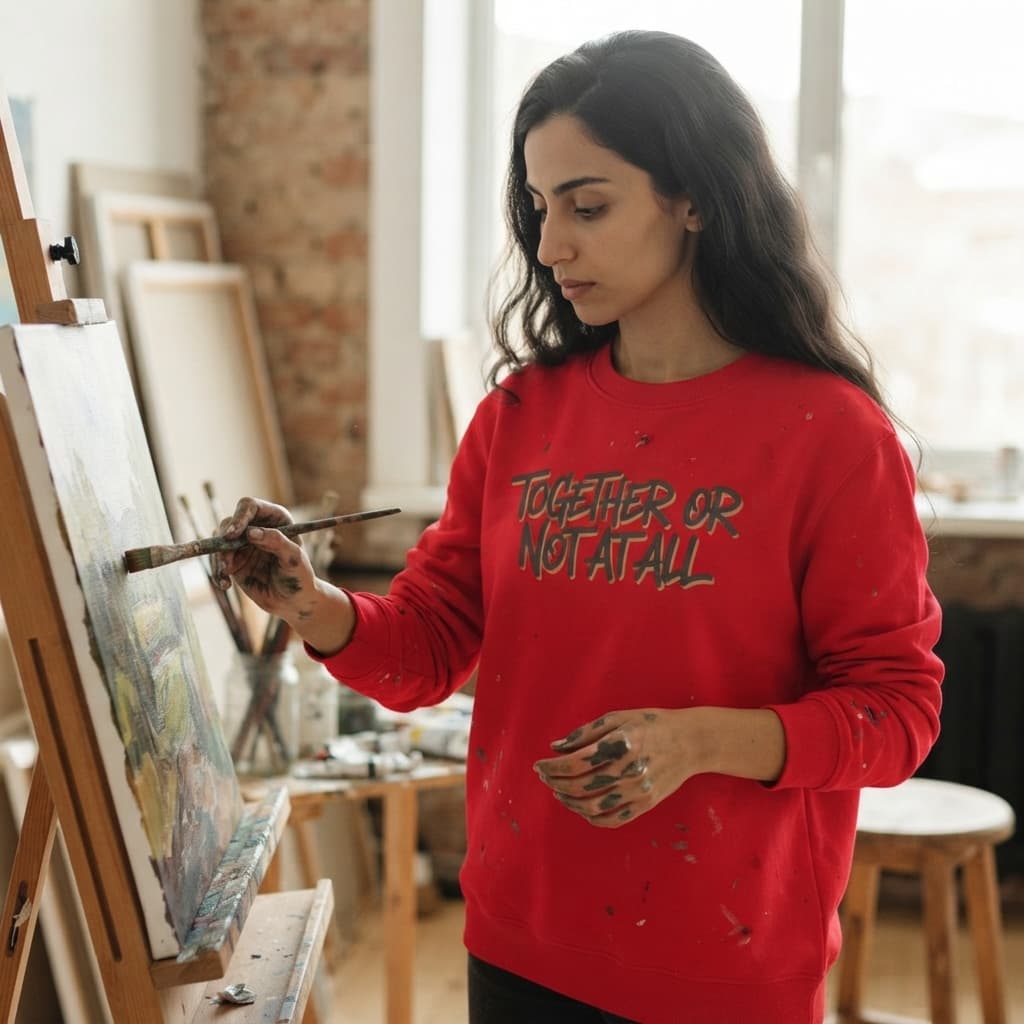 Women's Red Sweatshirt