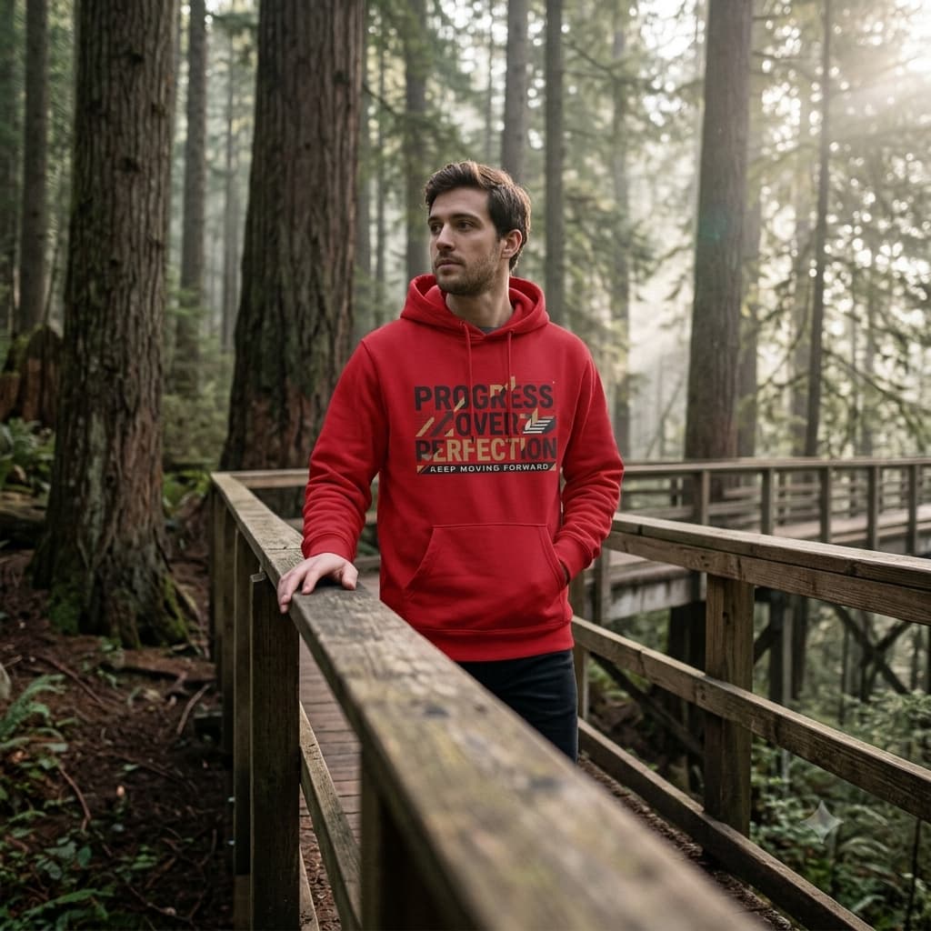 Men's Red Hoodie