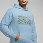 Men's Baby Blue Hoodies