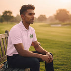 Men's Light Pink Polo T-shirt