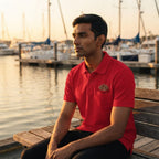 Men's Red Polo T-shirt