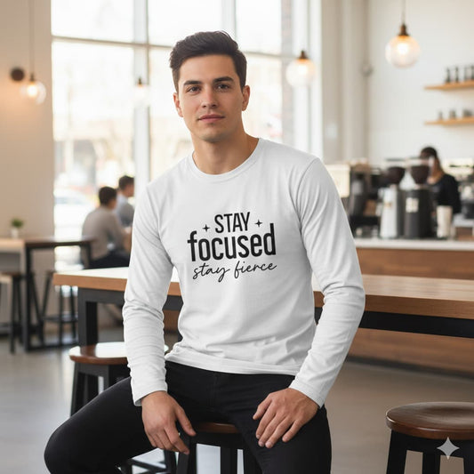 MENS WHITE ROUNDECK F/S T-SHIRT