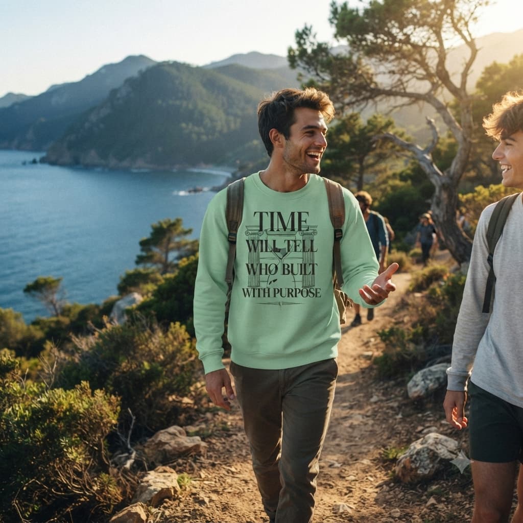 Men's Mint Green Sweatshirt