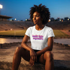 Women's White Crop Top