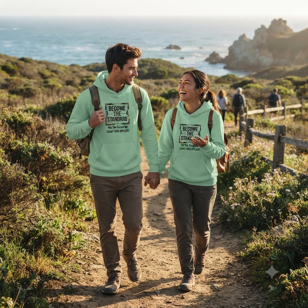 Unisex Mint Green Hoodie