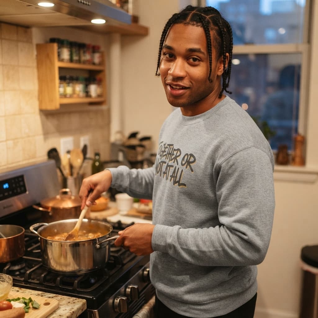 karavirs™ Together Or Not — Melange Grey Sweatshirt