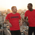Men's Red Round Neck T-shirt