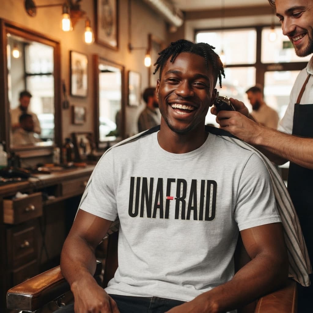 Men’s Melange Grey Round Neck T-shirt