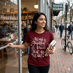 Women's Maroon Round Neck T-shirt