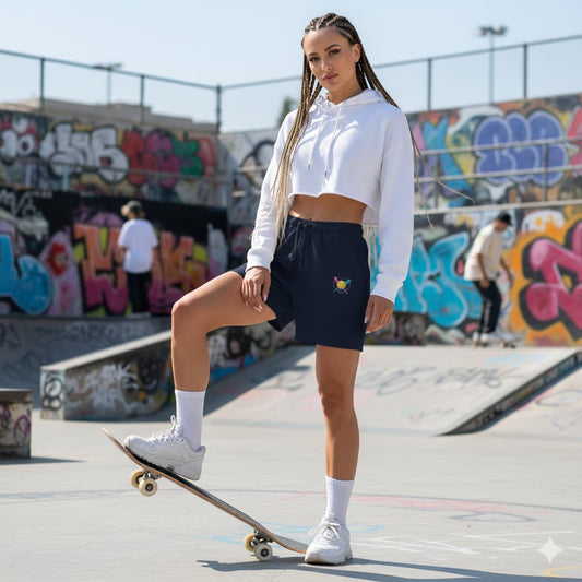 Women's Navy Blue Shorts