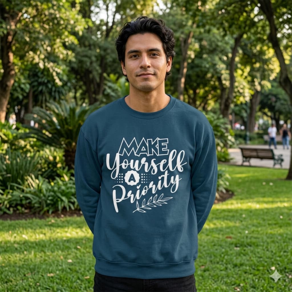 MENS NAVY BLUE SWEATSHIRT 