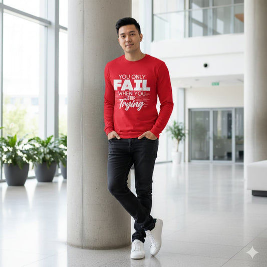 MENS RED ROUNDECK F/S T-SHIRT