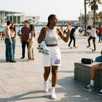 Women's White Shorts