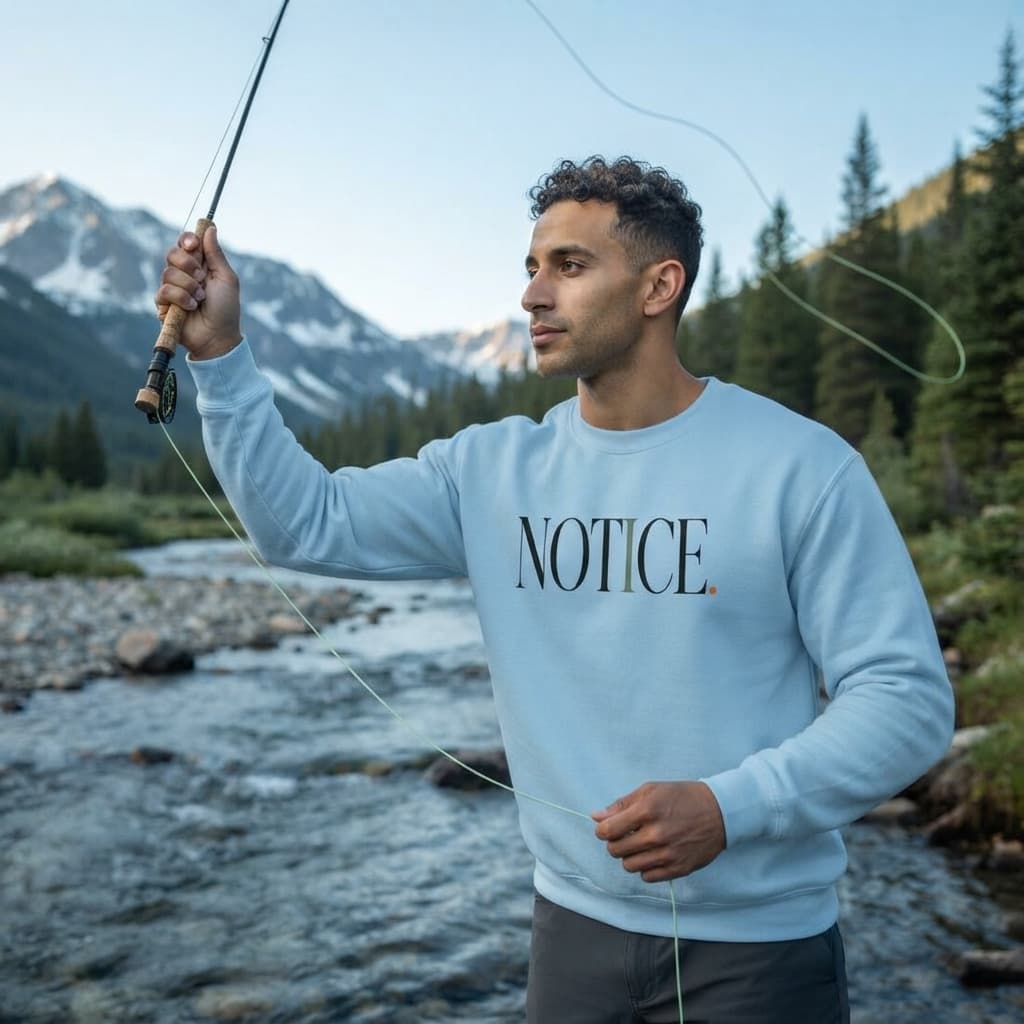 Men's Baby Blue Sweatshirt