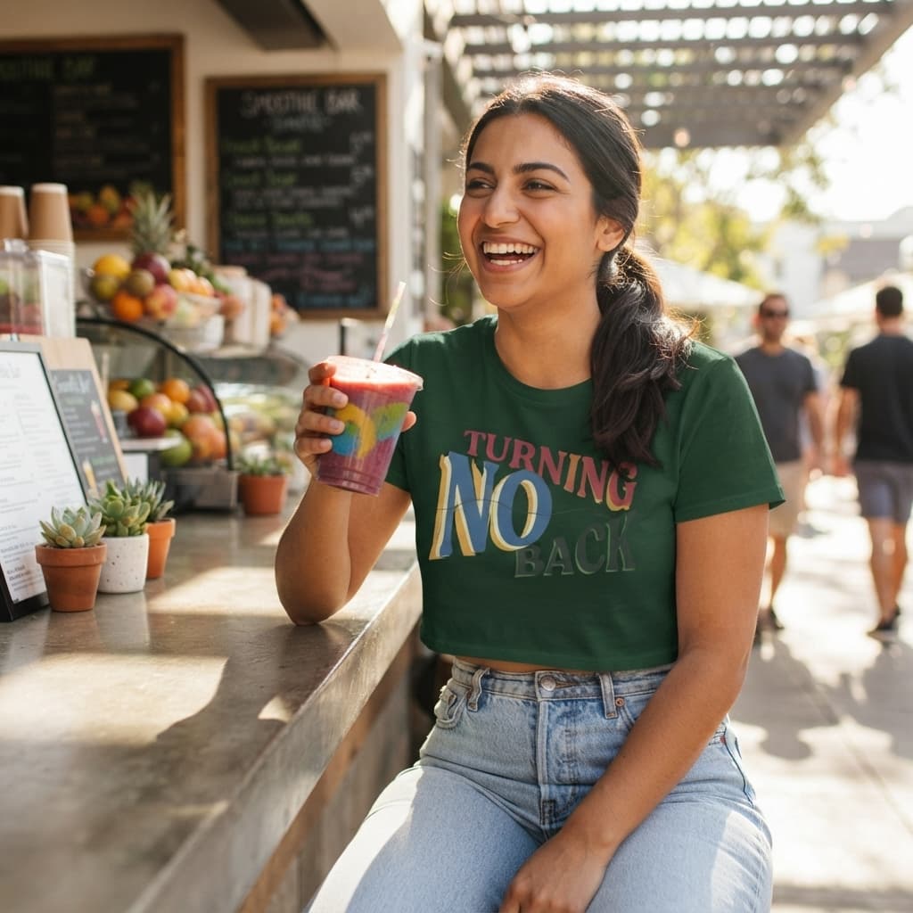 Women’s Olive Green Crop Top