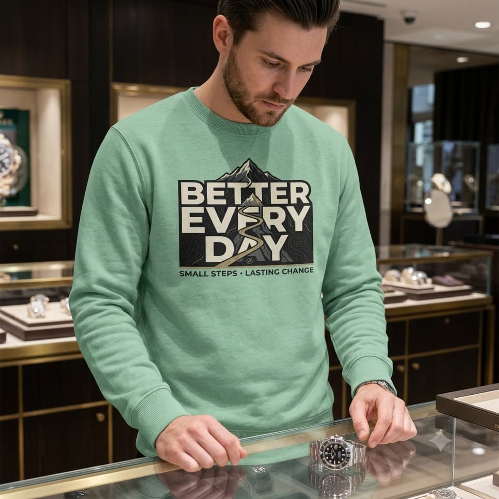 Men's Mint Green Sweatshirt