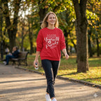 WOMENS RED SWEATSHIRT 