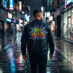 Men's Black Bomber Jacket