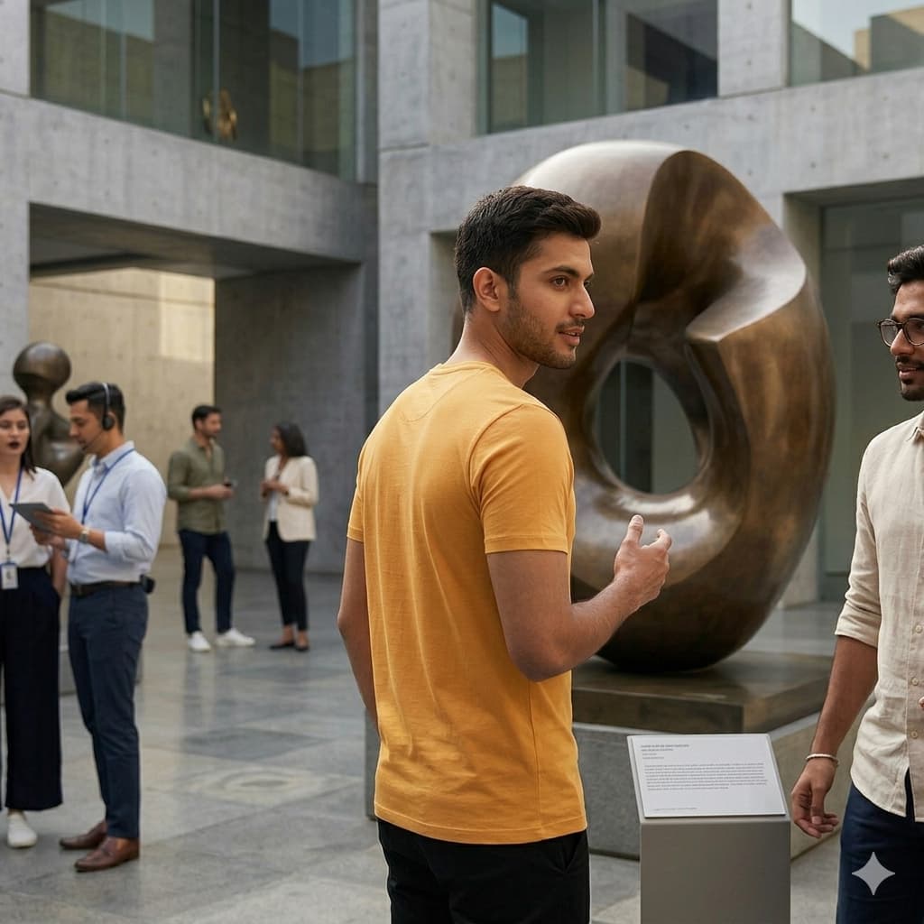 Men's Mustard Yellow Round Neck T-shirt